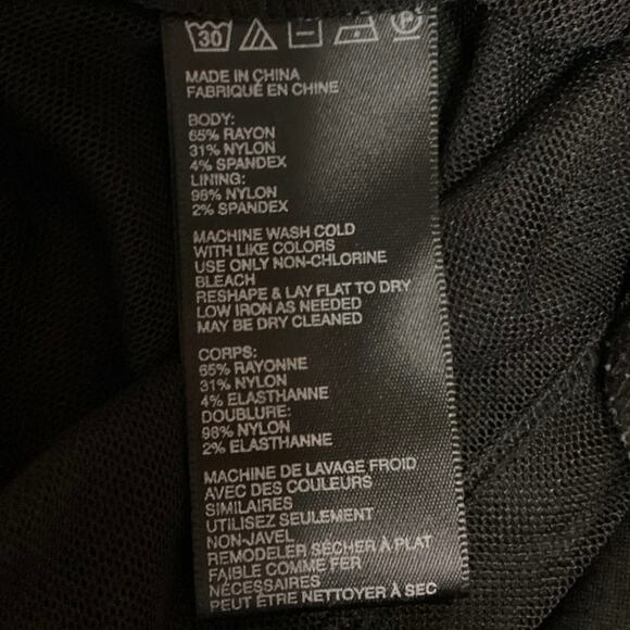 Urban Outfitters Silence + Noise Black Sleeveless Cutout Mini Bodycon Dress M - Picture 7 of 7